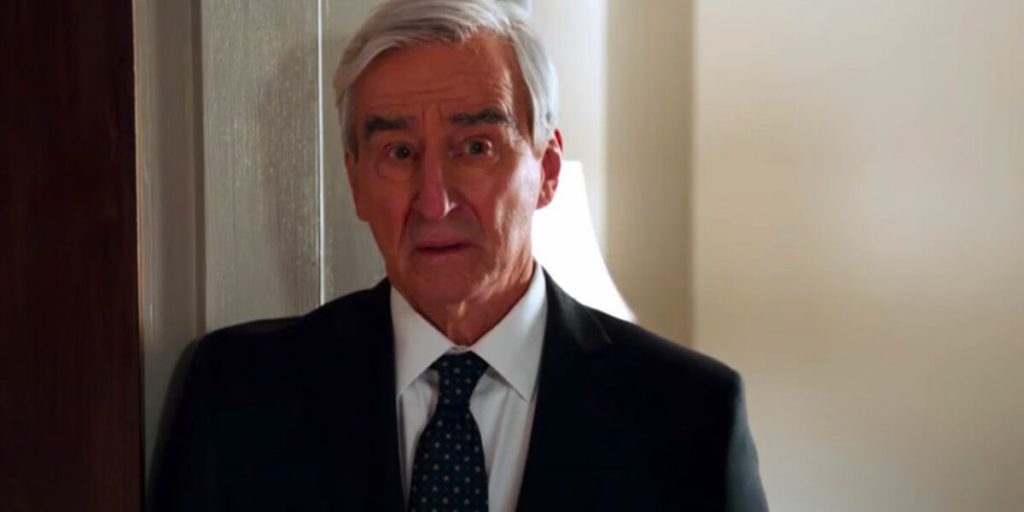 Sam Waterson dans le rôle de Jack McCoy (Saison 21 de Law & Order)